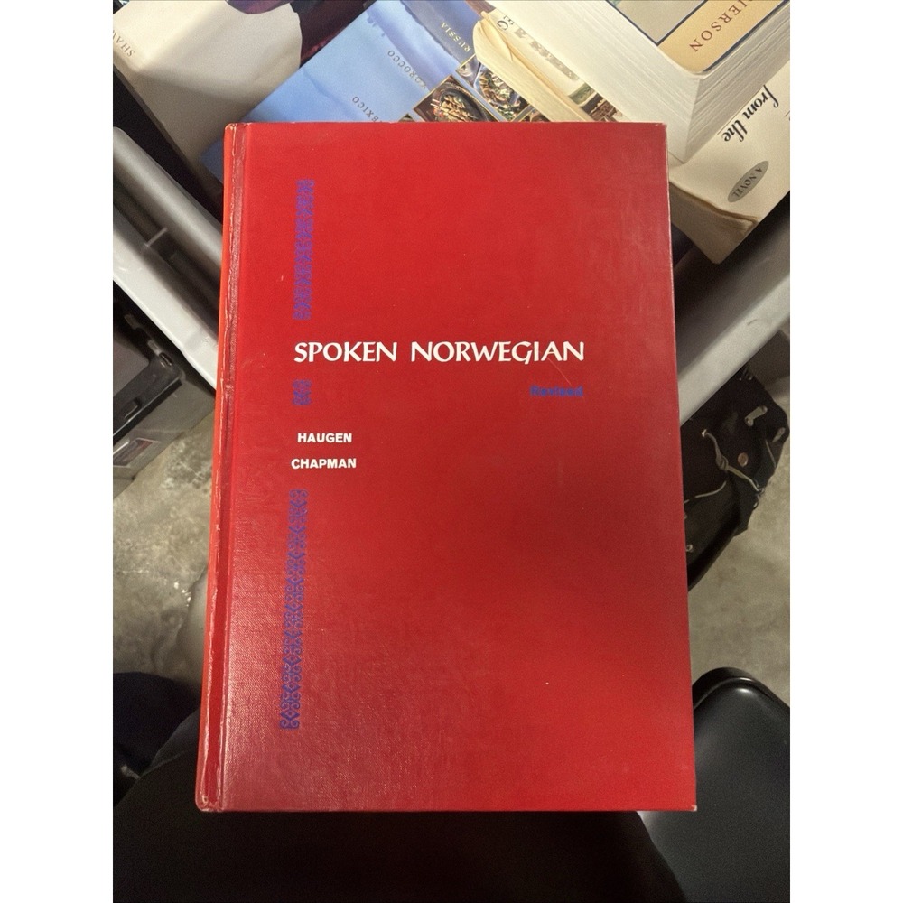SPOKEN NORWEGIAN Haugen Chapman 1964 Hardcover Language Textbook Holt Rinehart